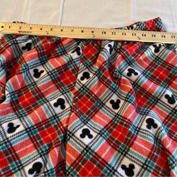 Disney Mickey Mouse pj pants fleece red white and black SZ Large. - Picture 8 of 10